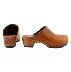 ZUECOS DE SUECIA MARRÓN SENCILLA ABIERTO