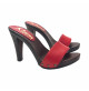 ZUECOS ROJOS DE CUERO TACON 11