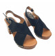 DAMENSANDALEN IN SYNTHETIC SUEDE HEEL 9