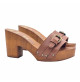 BRAUNE SCHUHE MIT SCHNALLE