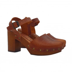 CLOGS AUS LEDER KROCODIL...