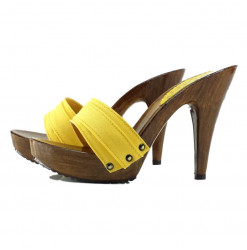 CLOGS MIT BAND (GELB) -...
