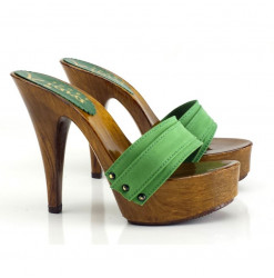 HIGH CLOGS WITH 13 HEEL -...