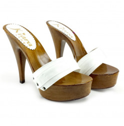 CLOGS WITH WHITE BAND -...