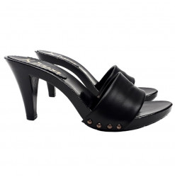 ZUECOS LACADOS NEGRO TACÓN 9