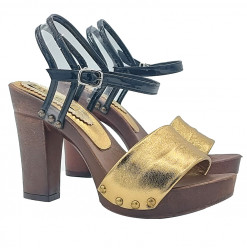 Goldclogs im Vintage-Stil...