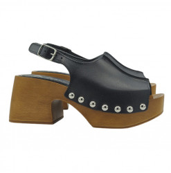 Clogs with black band and...