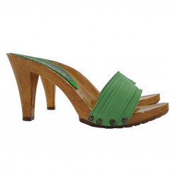 CLOGS MIT 9 CM ABSATZ –...