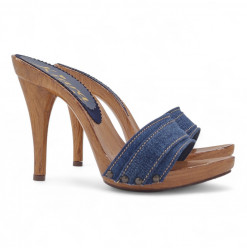 ZUECOS DENIM - TACÓN 12
