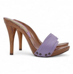 SABOTS EN CUIR - TALON HAUT...