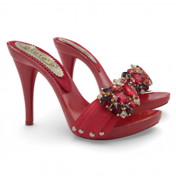 Damen-Clogs mit 12 cm...