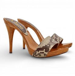 Clogs mit Stilettoabsatz &...