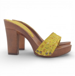 Italian Clogs with Floral...